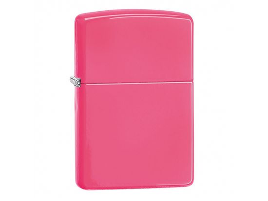 Зажигалка бензиновая Zippo  Reg Neon Pink Lighter