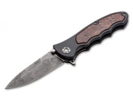 Нож Boker Leopard Damast III Amboina