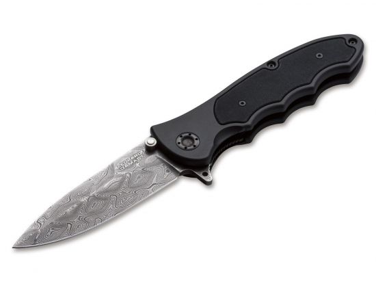 Нож Boker Leopard Damascus III Black