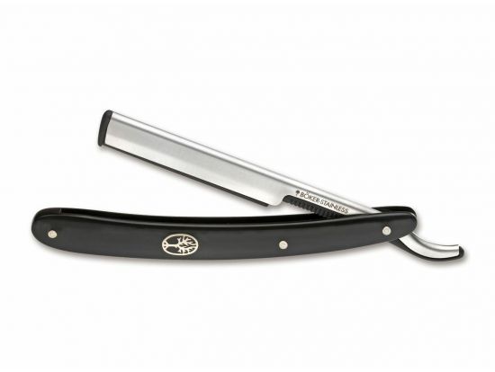 Опасная бритва Boker Barberette Black , (сменные лезвия)