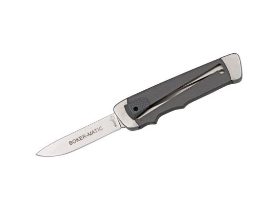Нож Boker Plus "Boker-Matic" Grey Клинок 7.2 cм. Скл.