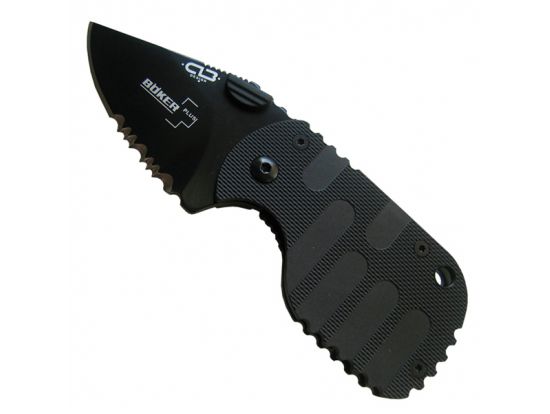 Нож Boker Plus Subcom All Black Клинок 4.8 cм. Скл.