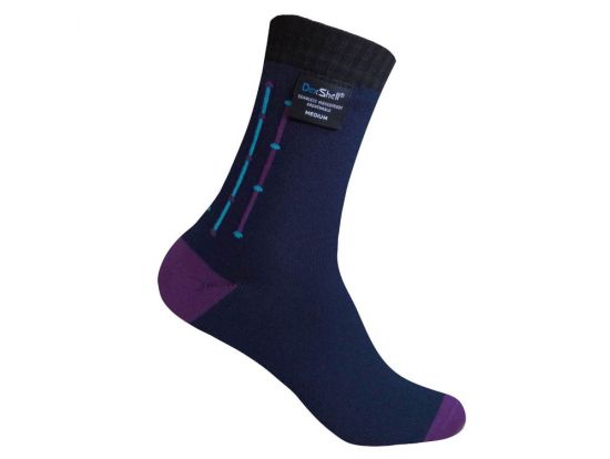 Waterproof Ultra Flex Socks (M)носки водонепроницаемые (черно-фиолетовые)