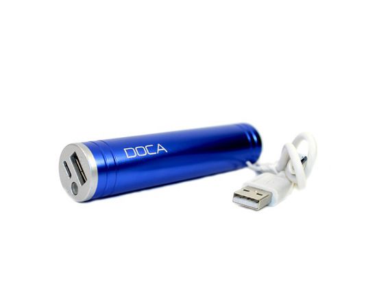 Мобильная батарея DOCA D536B 2600mah blue