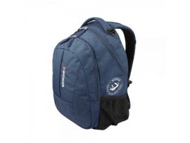Рюкзак WENGER, синий, 3 отделения, 34х46х22 см, 0,6 кг, 24 л