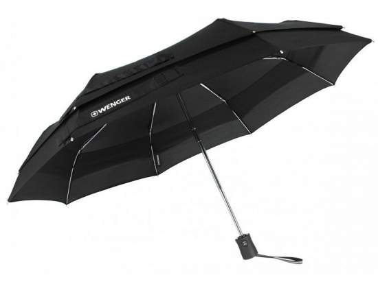 Зонт автоматический WENGER, черный, 6,5х29см, 425г