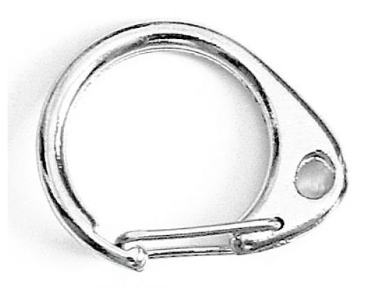 Кольцо-карабин D21 мм никель