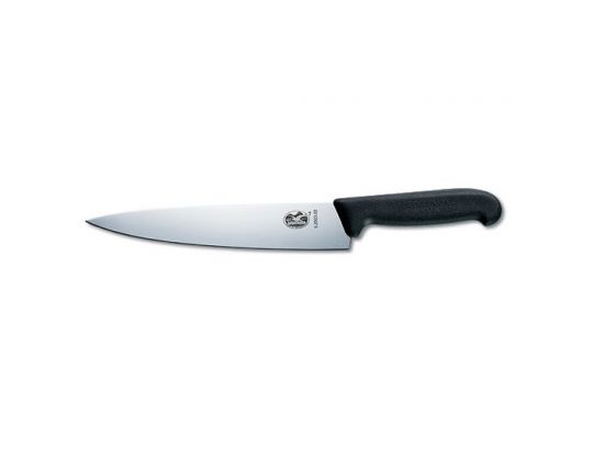 Кухонный нож Victorinox Fibrox Carving 25 см с черн. ручкой