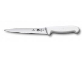 Кухонный нож Victorinox Fibrox Filleting 18 см филейный с бел. ручкой