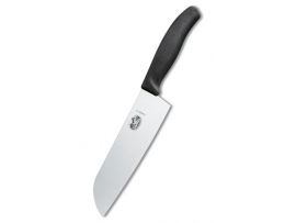 Кухонный нож Victorinox SwissClassic Santoku 17 см с черн. ручкой
