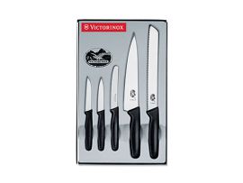 Набор кухонный Victorinox  Kitchen Set 5 шт с черн. ручкой (5 ножей)