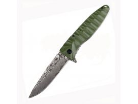 Нож складной Firebird F620g-2, зелёный травление (Ganzo G620g-2)