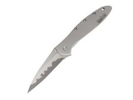 Нож KAI Kershaw Leek Composite Blade (Sandvik 14C28N и CPM-D2, рукоять сталь)