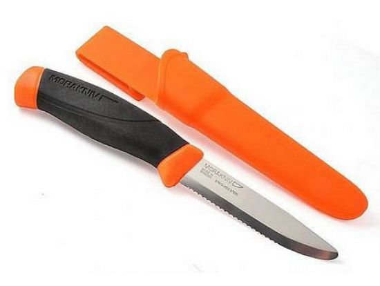 Нож Morakniv Companion F, stainless steel, серрейтор