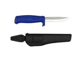 Нож Morakniv Craftline Q 546, нержавеющая сталь, пластиковая рукоять синего цвета