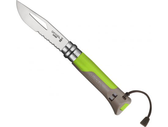 Нож Opinel 8 VRI Outdoor, зеленый