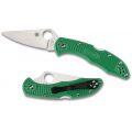 Нож Spyderco Delica 4, зеленый