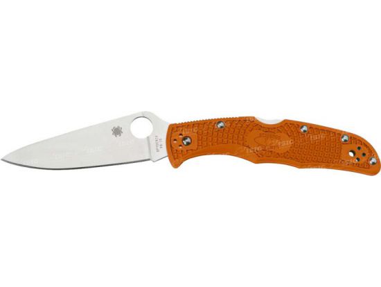 Нож Spyderco Endura 4 Flat Ground, оранжевый