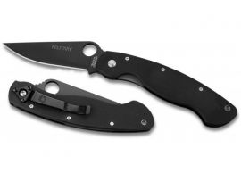 Нож Spyderco Military Black Blade, чёрный