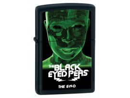 Зажигалка бензиновая Zippo 218 BLACK EYED PEAS зеленая