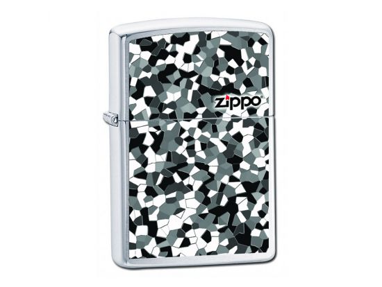 Зажигалка бензиновая Zippo BROKEN GLASS