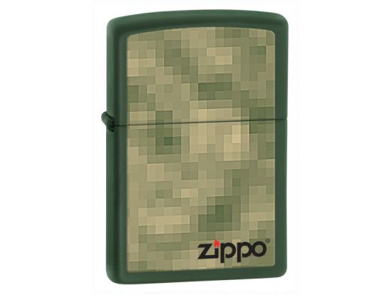 Зажигалка бензиновая Zippo DIGITAL ZIPPO GREEN