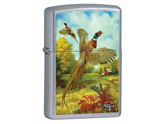 Зажигалка бензиновая Zippo LP-PHEASANTS RED BARN