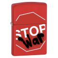 Зажигалка бензиновая Zippo STOP WAR