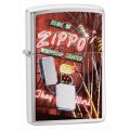 Зажигалка бензиновая Zippo 200 ZIPPO NEON SIGN