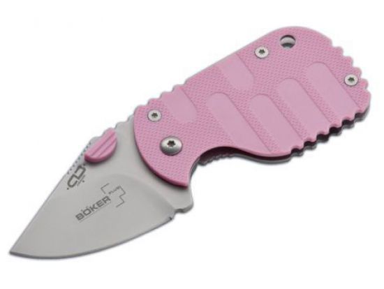 Нож Boker Plus "Subcom Pink 42" Клинок 4.8 cм. Скл.