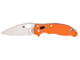 Нож Spyderco Manix 2 Sprint Run, REX 45, оранжевый