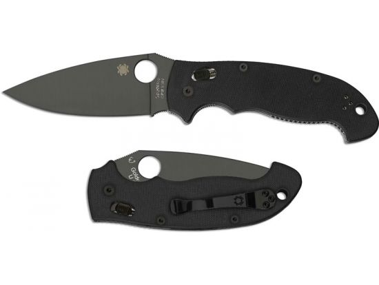 Нож Spyderco Manix 2 XL Black Blade, S30V