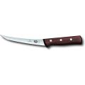 Кухонный нож Victorinox обвалочный  Boning Knife Wood 15 см узкий полужёсткий изогнутый нож с рукояткой из розового дерева