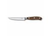 Кухонный нож Victorinox для стейков Grand Maitre Wood Steak, серрейторное лезвие 12 см, подарочный