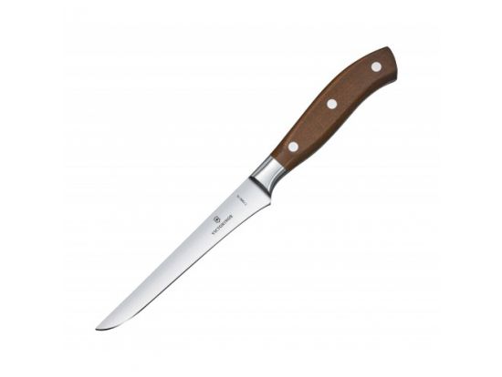 Кухонный нож Victorinox обвалочный кованный шеф Grand Maitre Wood Filleting 15 см, подарочный