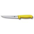 Кухонный нож Victorinox Fibrox Boning 15 см обвалочный с желт. ручкой