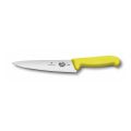 Кухонный нож Victorinox Fibrox Carving 15 см с желт. ручкой