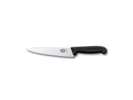 Кухонный нож Victorinox Fibrox Carving 19 см с черн. ручкой