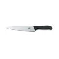 Кухонный нож Victorinox Fibrox Carving 22 см волн. с черн. ручкой