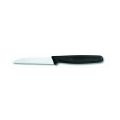 Кухонный нож Victorinox Paring  8 см прям. волн. с черн. ручкой