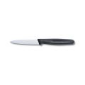 Кухонный нож Victorinox Paring  8 см волн. с черн. ручкой