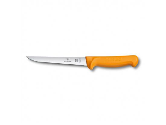 Кухонный нож Victorinox Swibo Boning 18 см прямой с желт. ручкой