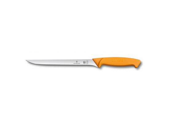 Кухонный нож Victorinox Swibo Fish Filleting Flex-Narrow 20 см с желт. ручкой