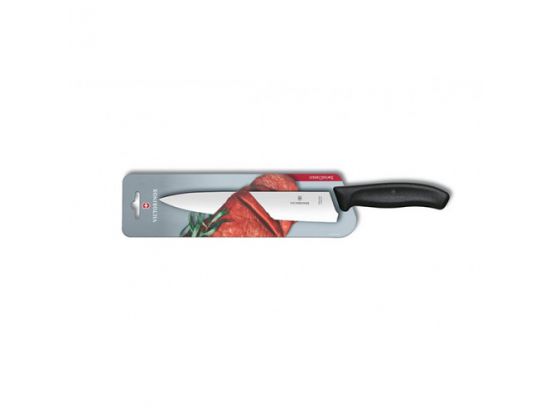 Кухонный нож Victorinox SwissClassic Carving 19 см с черн. ручкой (блистер)