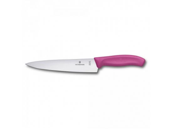 Кухонный нож Victorinox SwissClassic Carving 19 см с роз. ручкой (блистер)