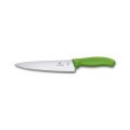 Кухонный нож Victorinox SwissClassic Carving 19 см с зел. ручкой (блистер)