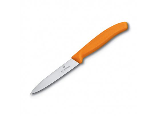 Кухонный нож Victorinox SwissClassic Paring 10 см с оранж. ручкой