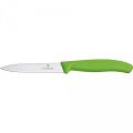 Кухонный нож Victorinox SwissClassic Paring 10 см с зел. ручкой