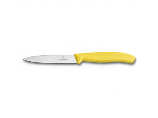 Кухонный нож Victorinox SwissClassic Paring 10 см с желт. ручкой