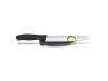 Кухонный нож Victorinox SwissClassic DUX, 21 см, волнистое лезвие, черный